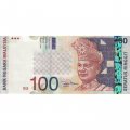 Малайзия 100 ринггит 2001 год - Тунку Абдул Рахман UNC