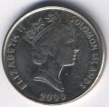 Соломоновы острова 20 центов 2000 год Малаита