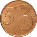 Нидерланды 5 евроцентов 1999 год UNC