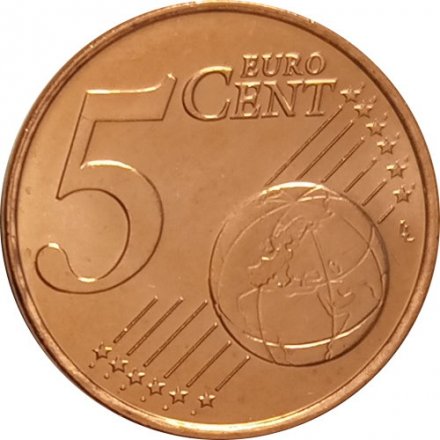 Нидерланды 5 евроцентов 1999 год UNC