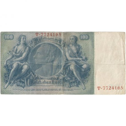 Веймарская республика 100 рейхсмарок 1935 год - VF