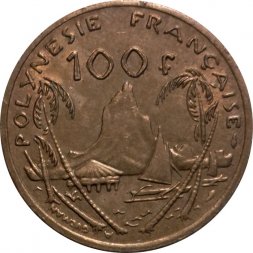 Французская Полинезия 100 франков 1988 год