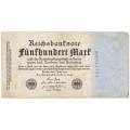 Германия (Веймарская республика) 500 марок 1922 год - F-VF
