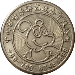 Жетон Китай G-Look Amusement Machine Co. Ltd.