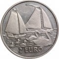 Нидерланды 2 евро 1997 год - Внутренняя навигация (2 корабля и 2 лебедя)