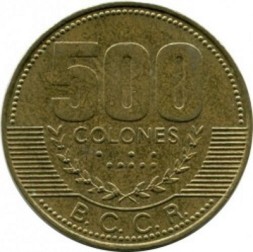 Монета Коста-Рика 500 колон 2003 год