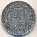 Великобритания 1/2 кроны 1888 год