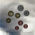 Набор из 8 монет Латвии 2014 год (в буклете)