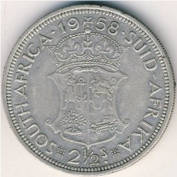 ЮАР 2 1/2 шиллинга 1958 год