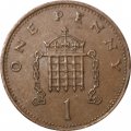 Великобритания 1 пенни 1983 год