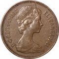 Великобритания 1 пенни 1983 год