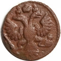 Полушка 1735 год Анна Иоанновна (1730 - 1740) - VF