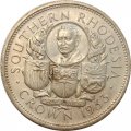 Южная Родезия 1 крона 1953 год - 100 лет со дня рождения Сесиля Родса