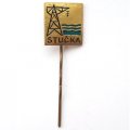 Значок-иголка Стучка STUCKA (Айзкраукле). Плявиньская ГЭС. Латвия