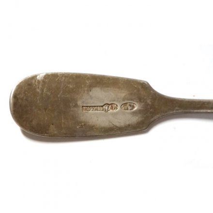 Ложка столовая, серебро, Морозов, 84 проба, 65 гр.