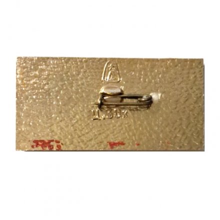 Значок Волейбол. Ленинград 1975 (тип 2)