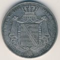 Саксония 2 талера 1855 год