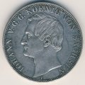 Саксония 2 талера 1855 год