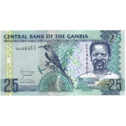 Гамбия 25 даласи 2006 года - Птица пчелоед UNC