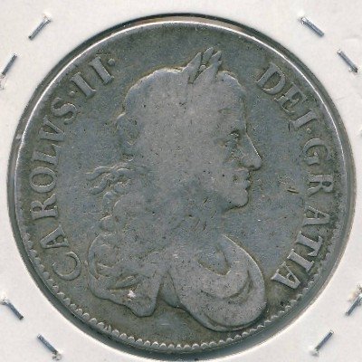 Великобритания 1 крона 1671 год