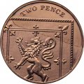 Великобритания 2 пенса 2011 год