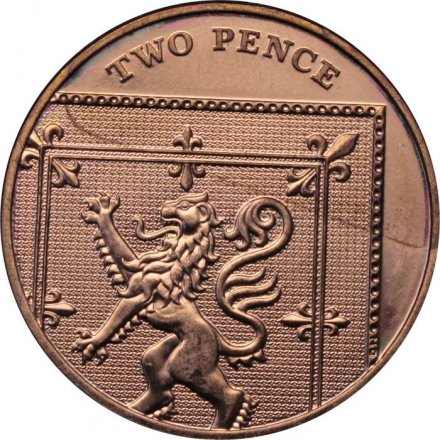 Великобритания 2 пенса 2011 год