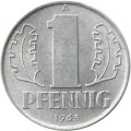 ГДР 1 пфенниг 1963 год