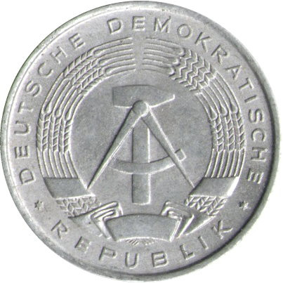 ГДР 1 пфенниг 1963 год