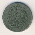 Германия 10 пфеннигов 1875 год (D)