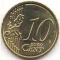 Ирландия 10 евроцентов 2013 год - Кельтская арфа