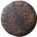 2 копейки 1764 год ЕМ (гурт сетчатый) Екатерина II (1762 - 1796) - VG