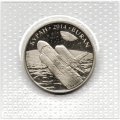 Казахстан 50 тенге 2014 год - Космос. Буран (BU) в запайке