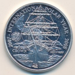 Фолклендские острова 1 крона 2007 год - Международный полярный год