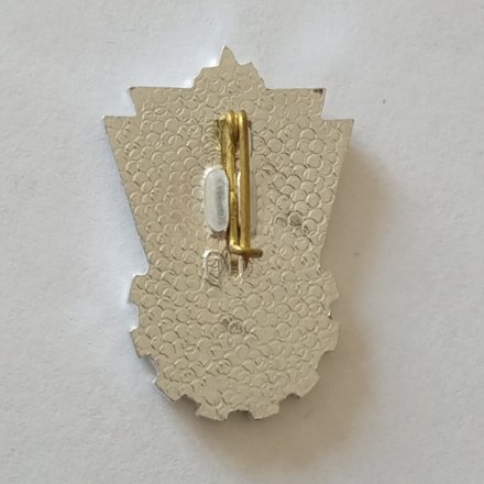 Знак &quot;Л. С. О имени Я. М. Свердлова. 10 лет&quot;. Крепление: булавка. Легкий