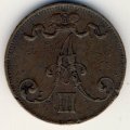 Финляндия 5 пенни 1889 год