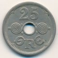 Дания 25 эре 1934 год - Король Кристиан X