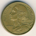 Франция 5 сантимов 1975 год - Марианна