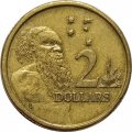 Австралия 2 доллара 1989 год