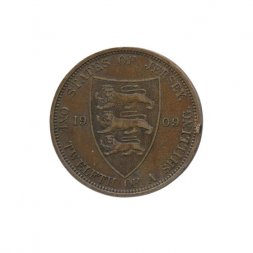 Джерси 1/12 шиллинга 1909 год