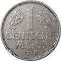 ФРГ 1 марка 1976 год (F)