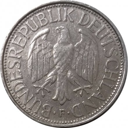 ФРГ 1 марка 1976 год (F)