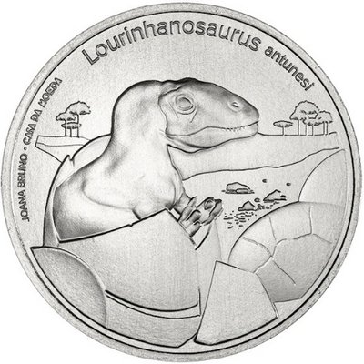 Португалия 5 евро 2022 год - Лоринханозавр