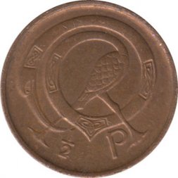 Ирландия 1/2 пенни 1980 год