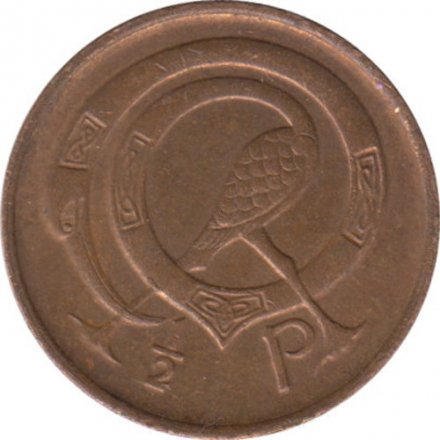 Ирландия 1/2 пенни 1980 год