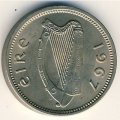 Ирландия 3 пенса 1967 год