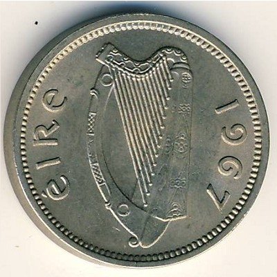 Ирландия 3 пенса 1967 год