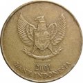 Индонезия 500 рупий 2001 год