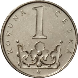Чехия 1 крона 2006 год - Герб