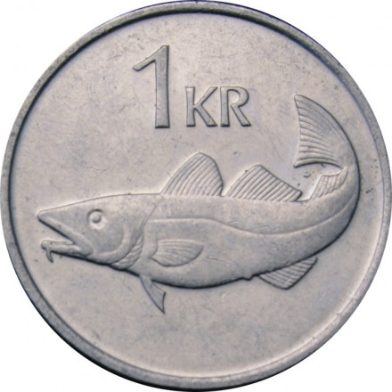 Исландия 1 крона 2007 год - Треска
