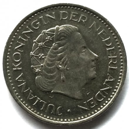 Нидерланды 1 гульден 1975 год